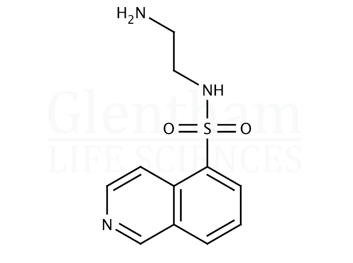 N-(2-Aminoethyl)isoquinoline-5-sulfonamide hydrochloride (H9) Structure