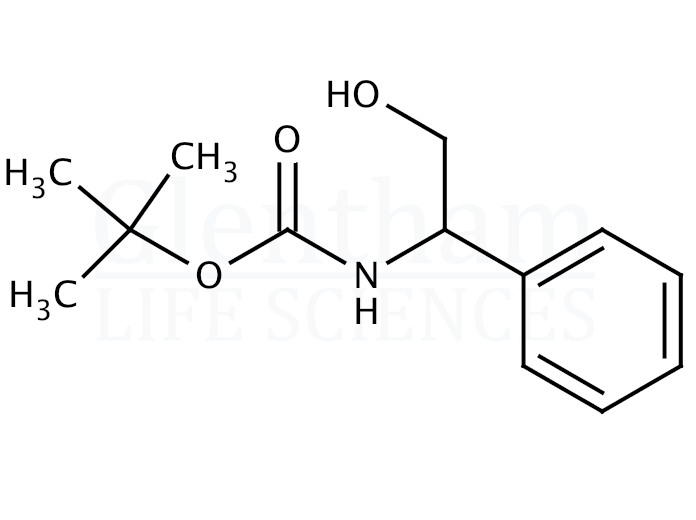 Structure for (+)-N-Boc-L-alpha-phenylglycinol