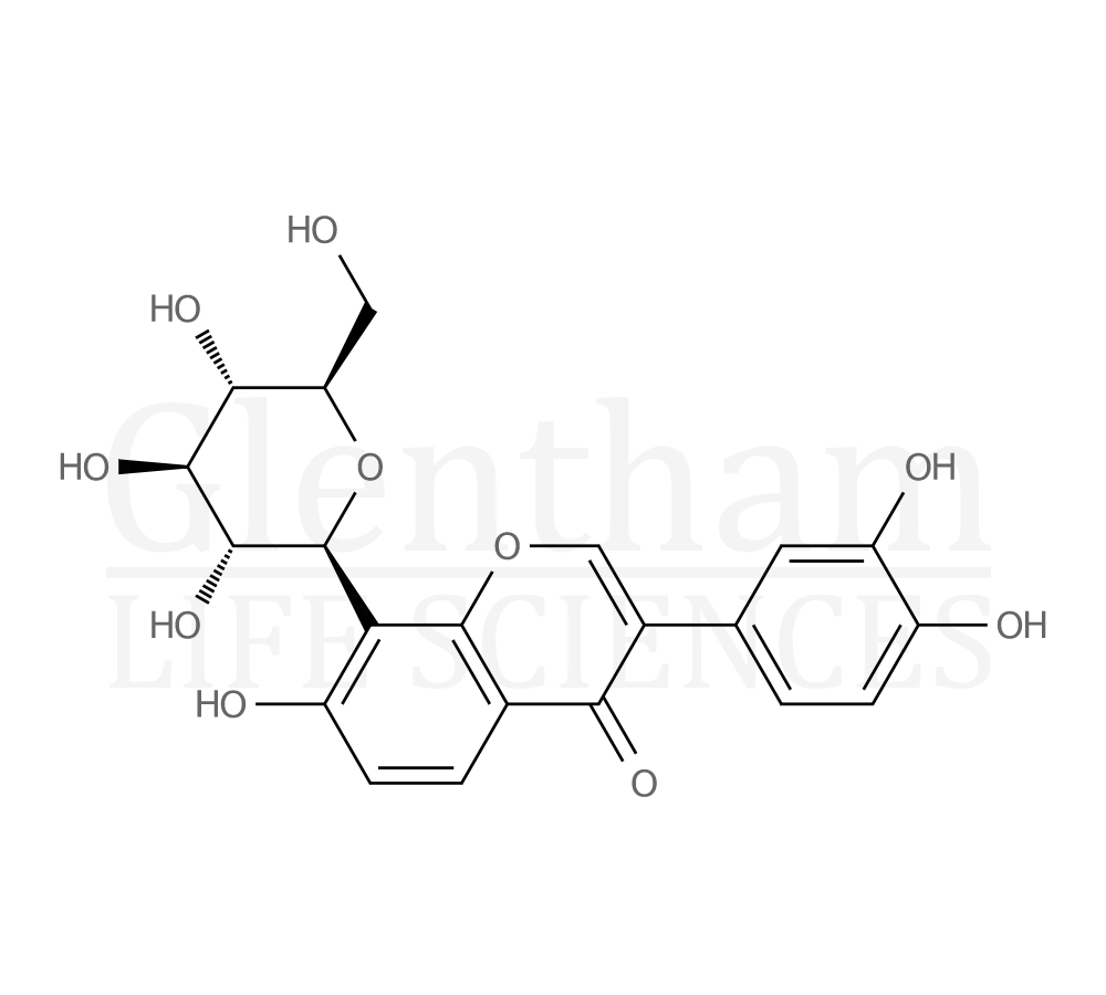 3''-hydroxyPuerarin Structure