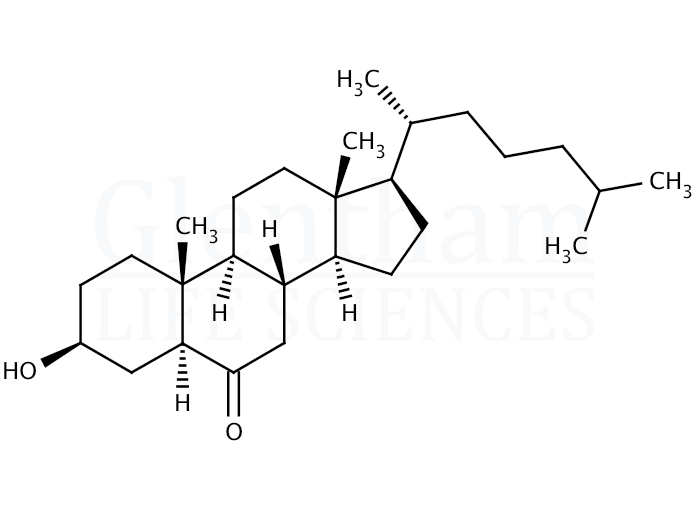 6-Ketocholestanol Structure