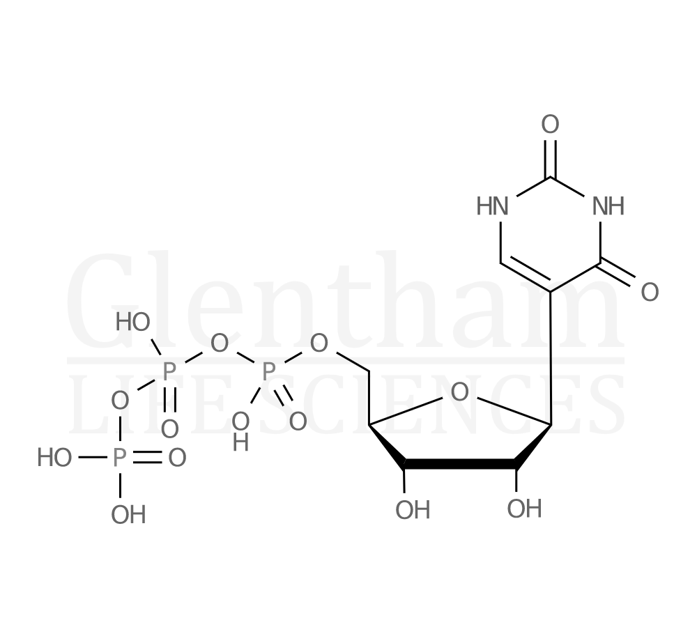 Pseudouridine-5''-triphosphate Structure