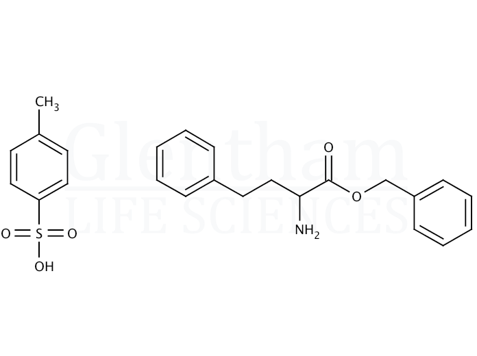 Structure for (2S)-2-Amino-benzenebutanoic acid benzyl ester tosylate salt (117560-24-4)