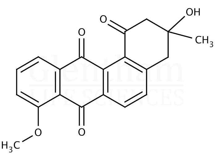 Structure for  6-Deoxy-8-O-methylrabelomycin  (117620-87-8)