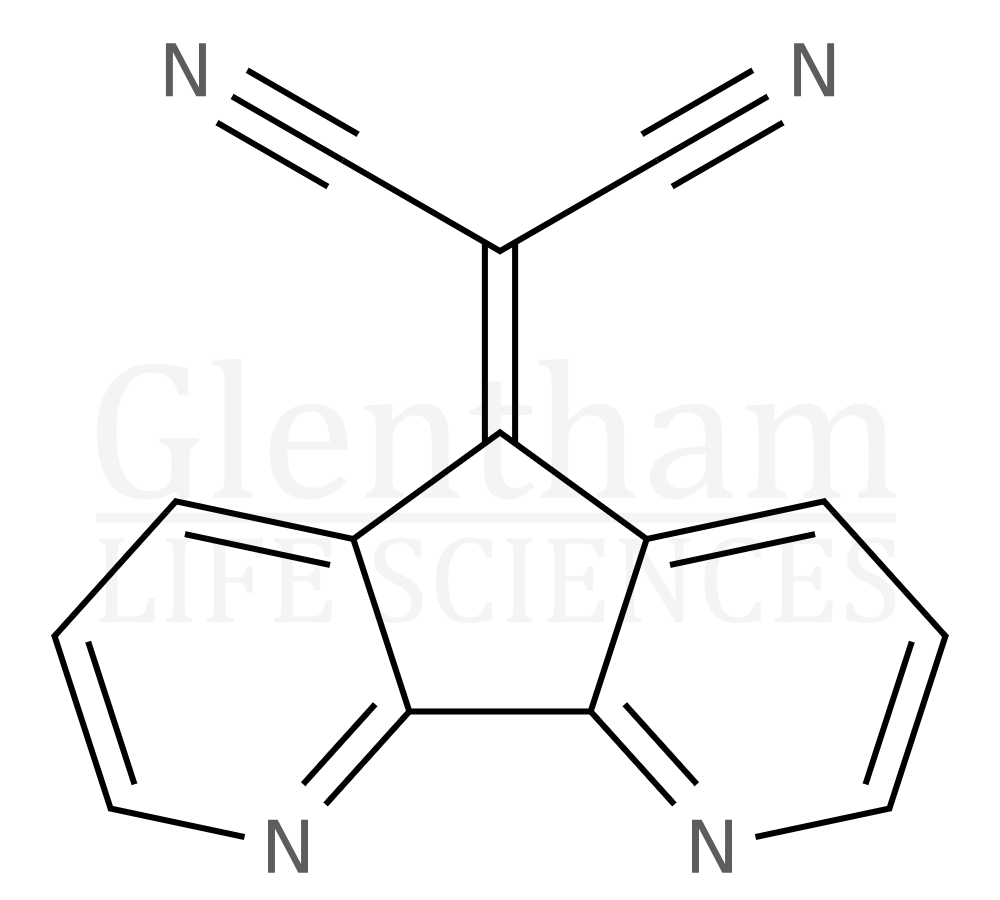 9-(2,2-diacyno)ethylidenyl-4,5-diazafluorene Structure
