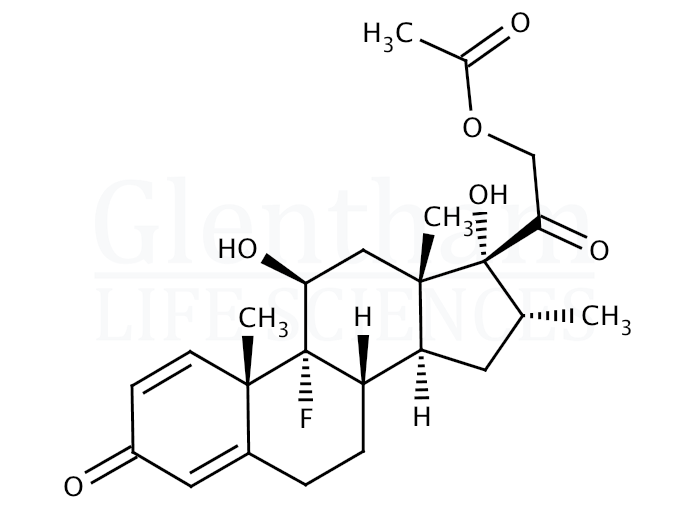 Dexamethasone 21-acetate, USP grade Structure