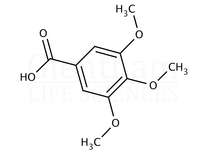 3,4,5-Trimethoxybenzoic acid Structure