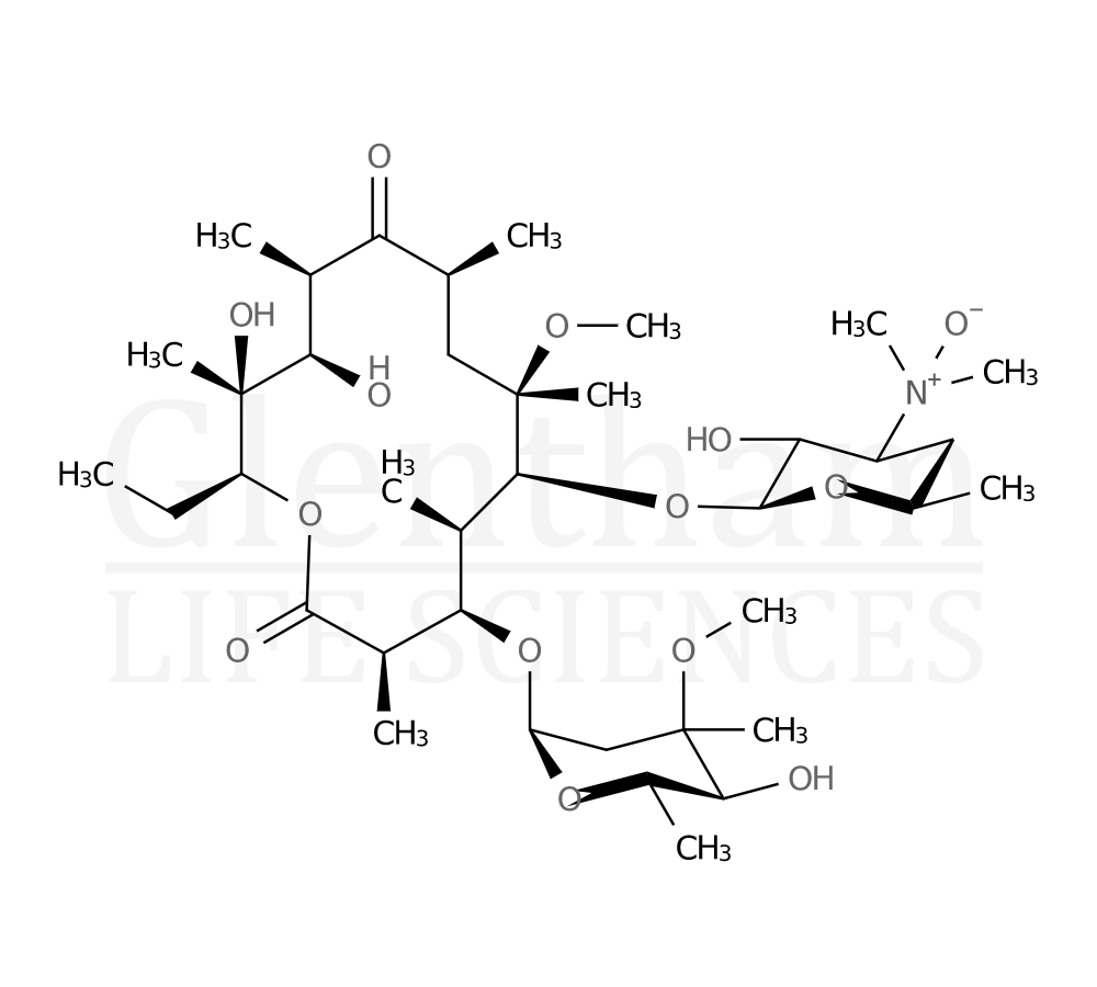 Clarithromycin N-oxide Structure