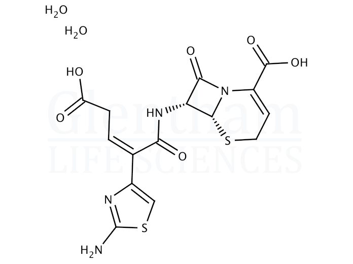 Structure for  Ceftibuten hydrate  (97519-39-6)