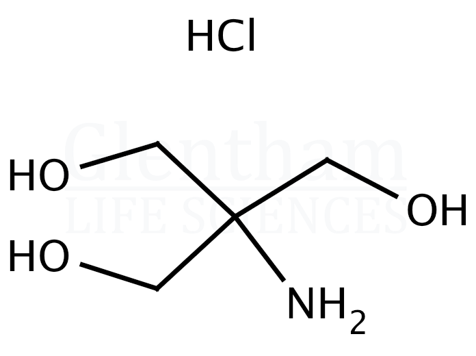 TRIS hydrochloride, 0.01M solution with 0.05M NaCl (pH 8.0) Structure