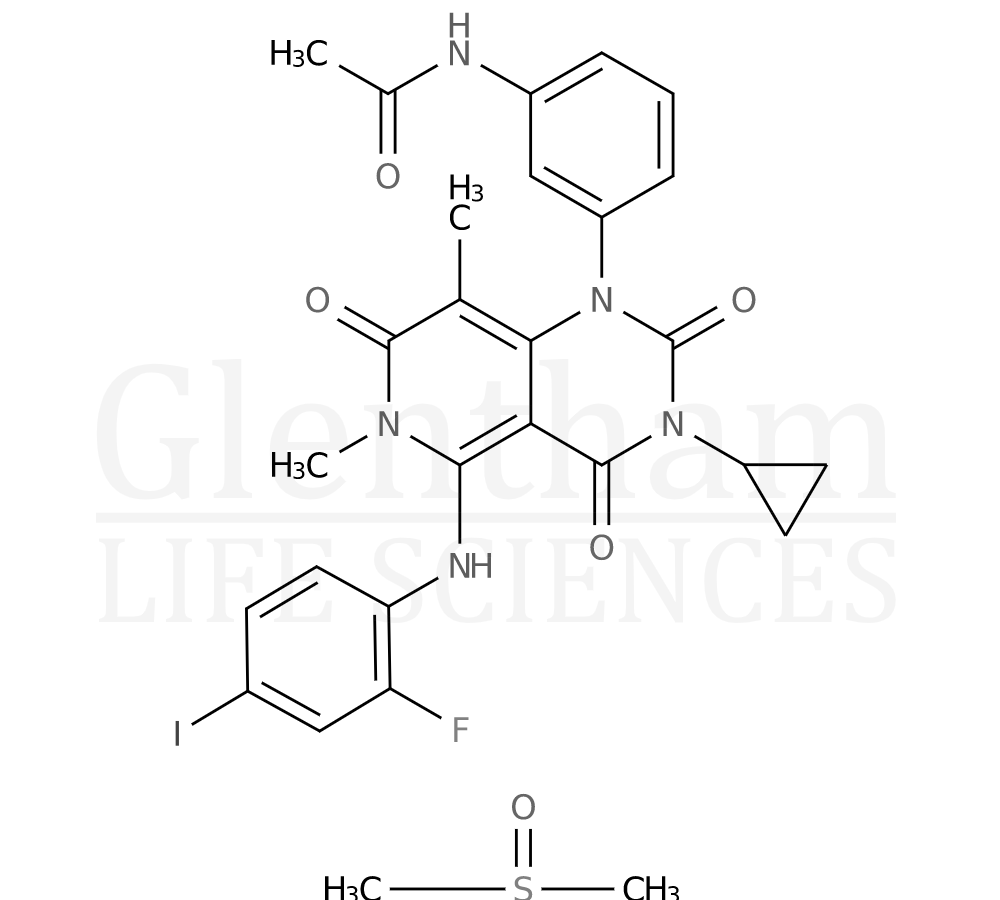 Structure for  Trametinib  (1187431-43-1)