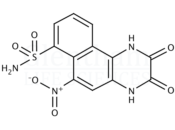 Structure for  NBQX disodium salt  (118876-58-7)