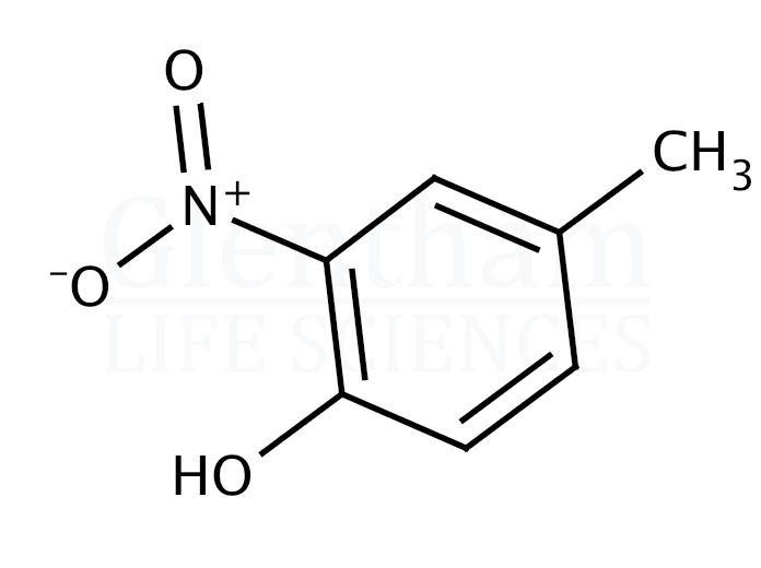 4-Methyl-2-nitrophenol Structure