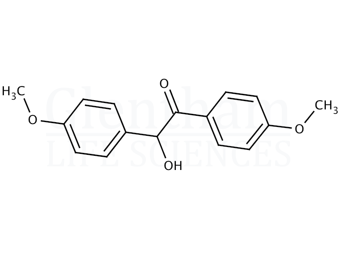 4,4′-Dimethoxybenzoin  Structure