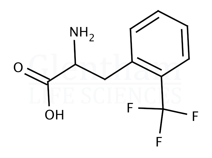 Structure for 2-(Trifluoromethyl)-L-phenylalanine (119009-47-1)