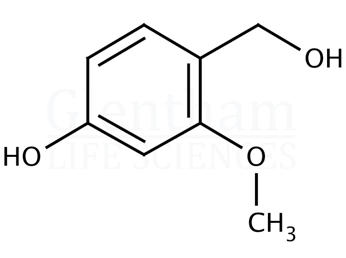4-Hydroxy-2-methoxybenzyl alcohol Structure