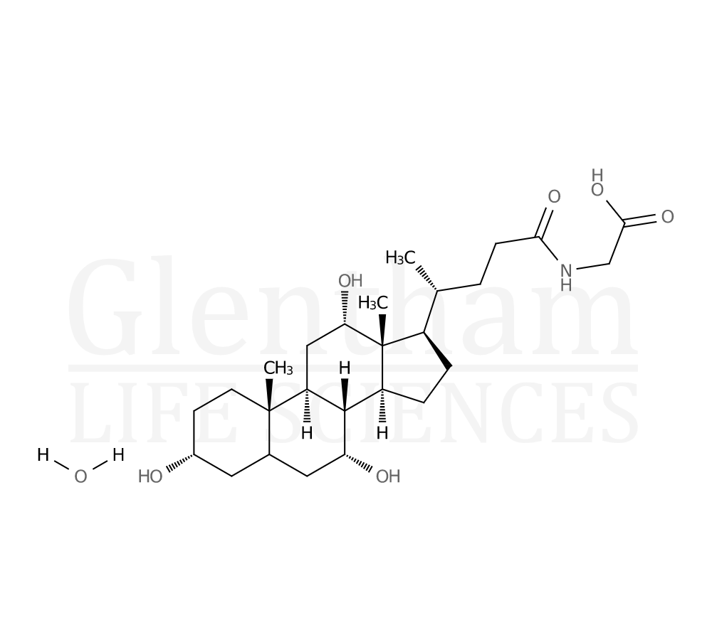 Glycocholic acid hydrate Structure