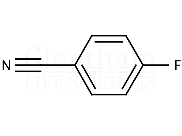4-Fluorobenzonitrile Structure