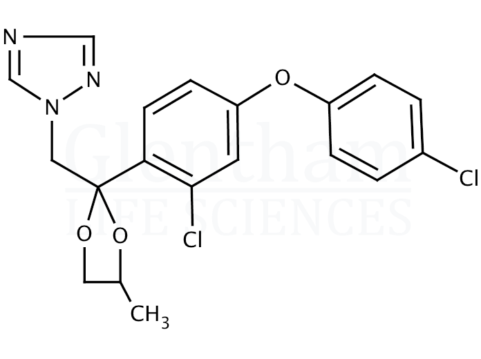 Structure for Difenoconazole (119446-68-3)
