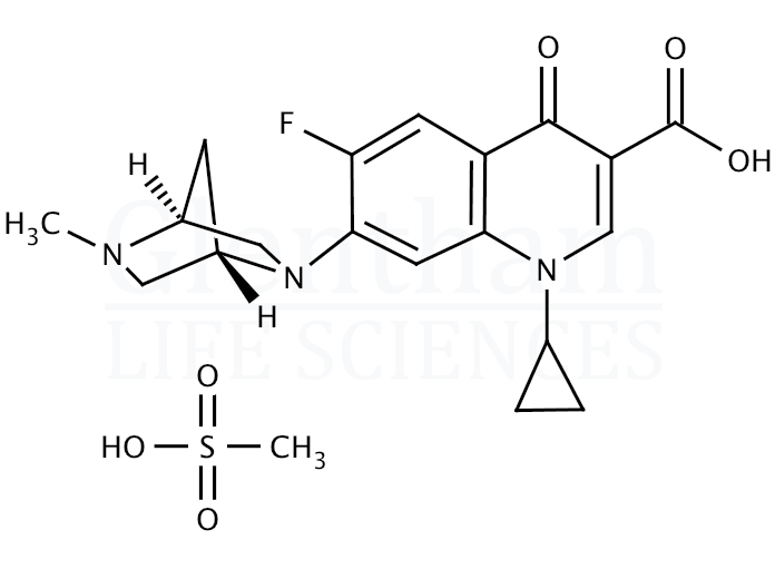 Structure for Danofloxacin mesylate