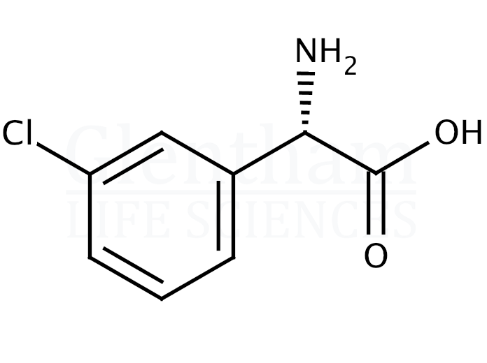L-3-chlorophenylglycine Structure