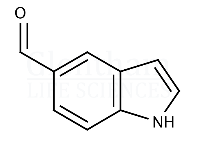 Indole-5-carboxaldehyde (5-Formylindole) Structure