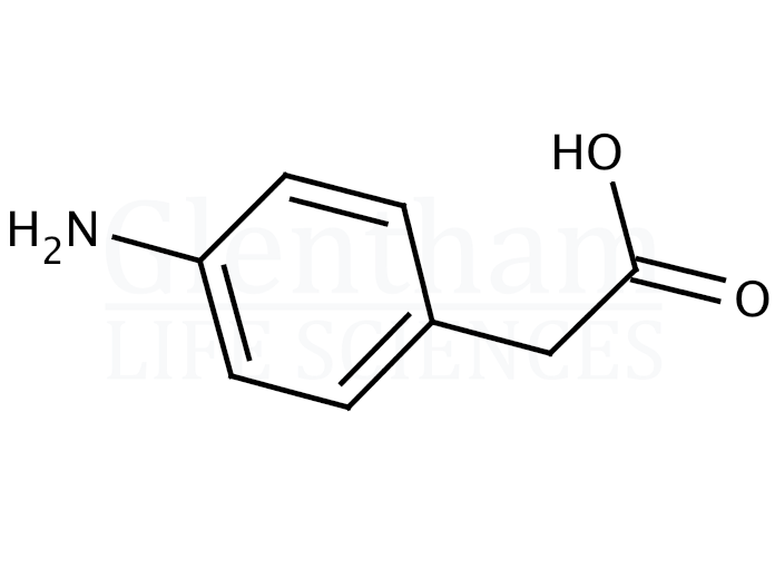 Structure for 4-Aminophenylacetic acid  (1197-55-3)
