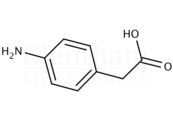 4-Aminophenylacetic acid  Structure