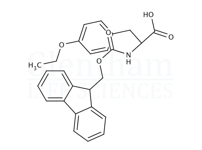 Fmoc-O-ethyl-L-tyrosine Structure