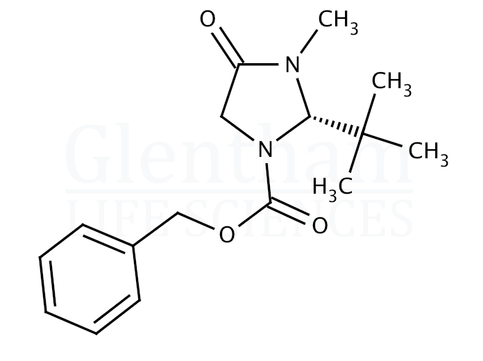 (S)-1-Z-2-tert-Butyl-3-methyl-4-imidazolidinone Structure
