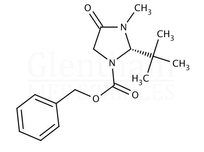 Structure for (S)-1-Z-2-tert-Butyl-3-methyl-4-imidazolidinone