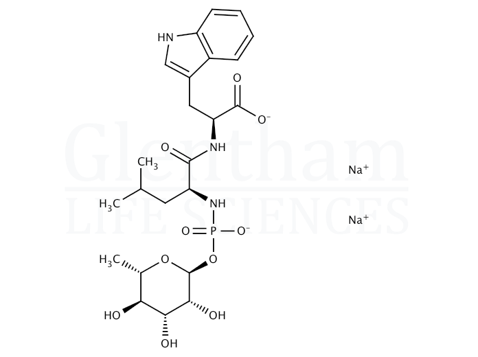 Structure for Phosphoramidon disodium salt