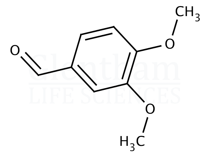 3,4-Dimethoxybenzaldehyde Structure