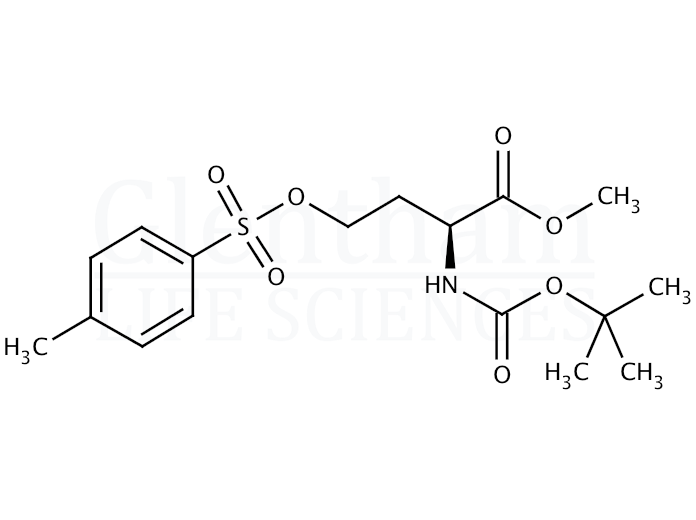 Structure for (S)-N-Boc-L-homoserine methyl ester 4-methylbenzenesulfonate (120042-09-3)