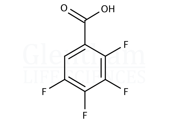 Structure for 2,3,4,5-Tetrafluorobenzoic acid