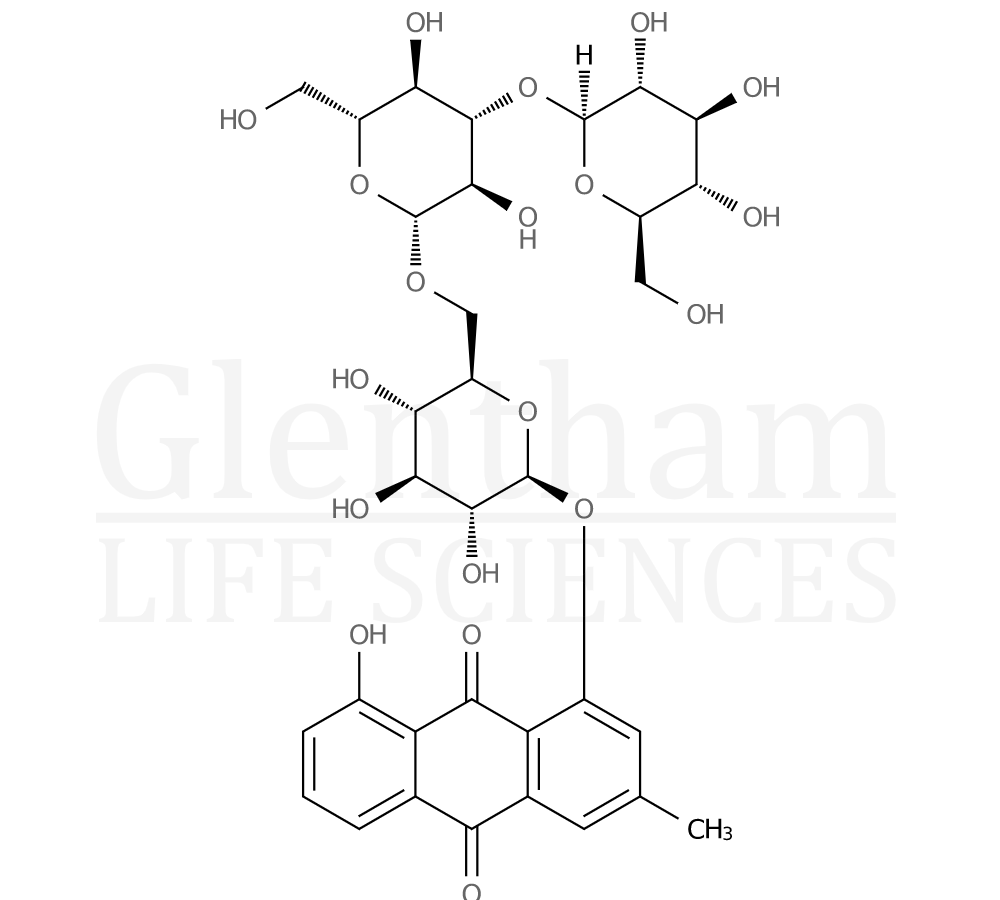 Structure for Chrysophanol triglucoside