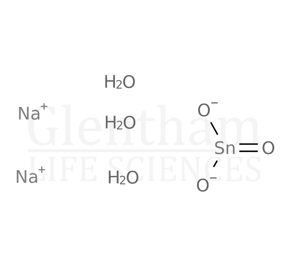 Structure for Sodium stannate trihydrate