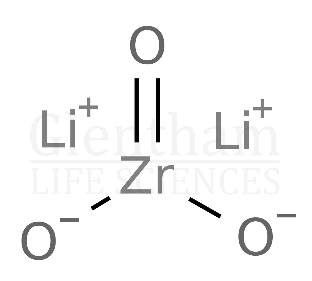 Structure for Lithium zirconate, 99%