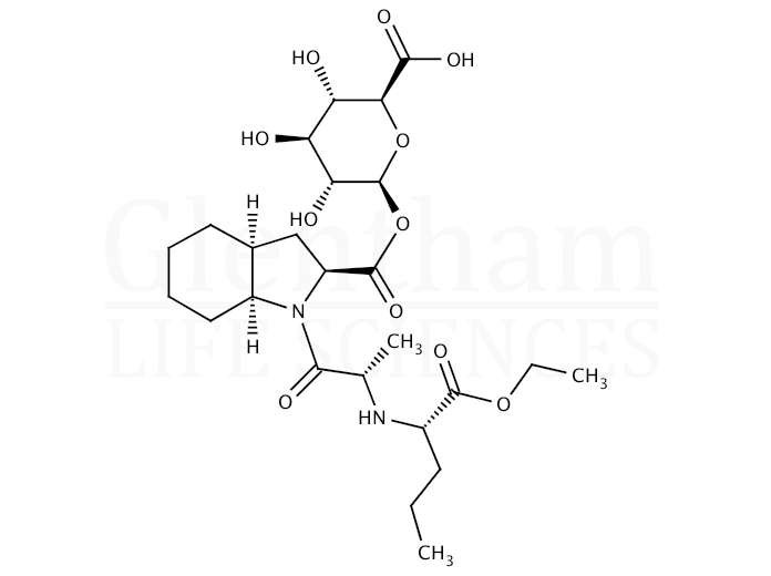 Perindopril acyl-b-D-glucuronide Structure