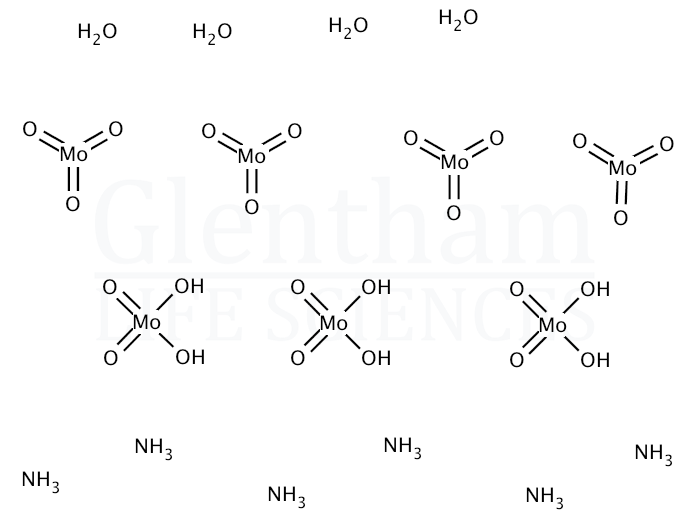 Strcuture for Ammonium molybdate tetrahydrate