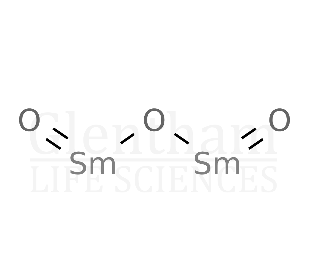Structure for Samarium(III) oxide Nanopowder, 99,9 %