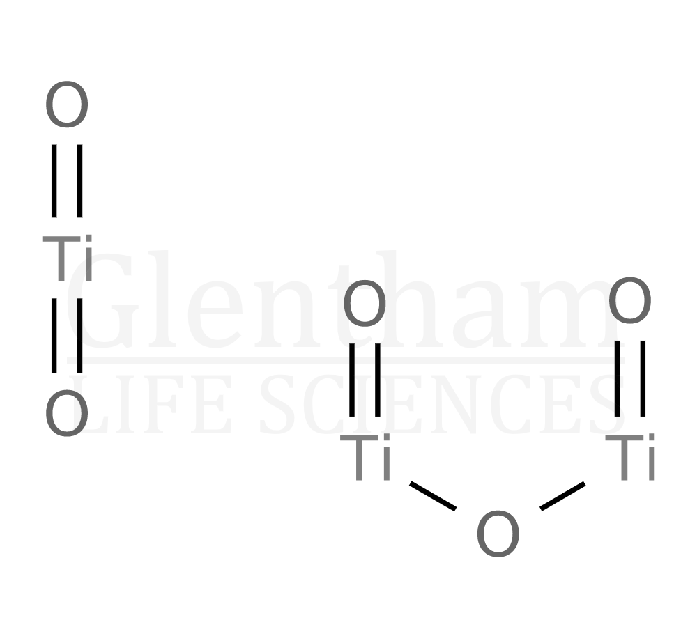 Structure for Titanium(III,IV) oxide, 99.5+%