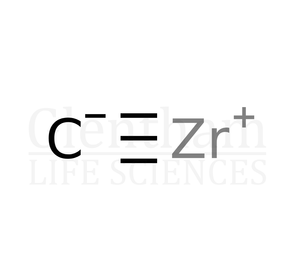 Zirconium(IV) carbide Nanopowder, Hf-content ~3%, 97 % Structure