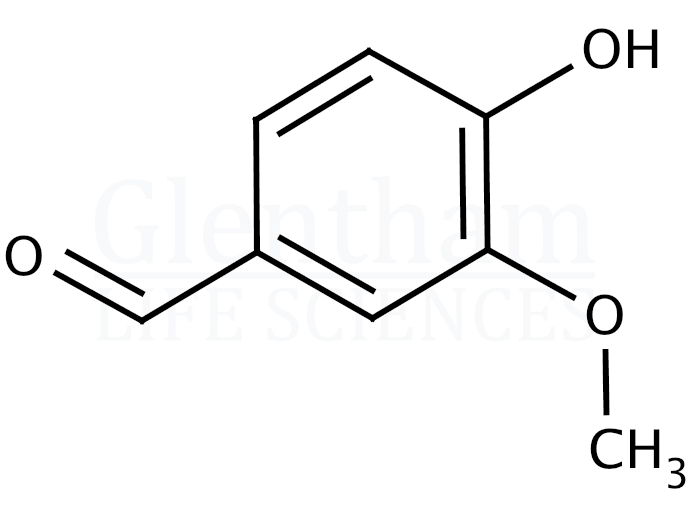 Structure for Vanillin (121-33-5)