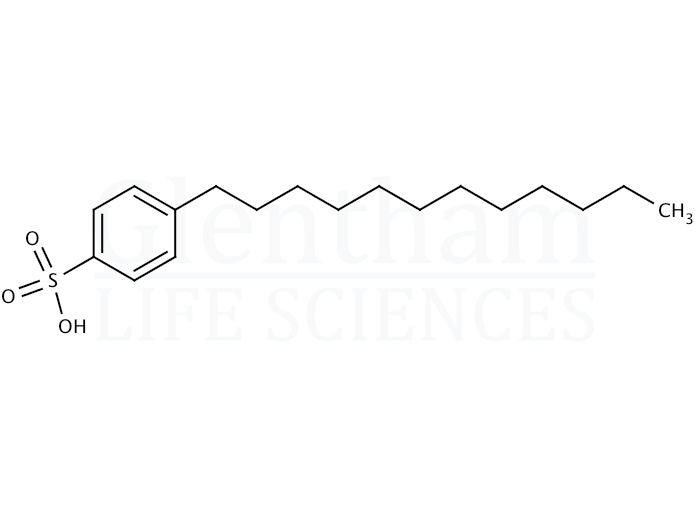 Structure for  4-Dodecylbenzenesulfonic acid  (121-65-3)