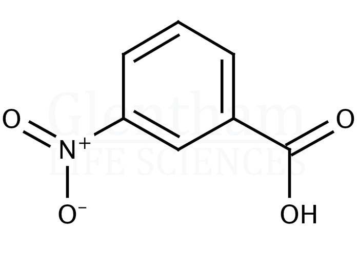 3-Nitrobenzoic acid Structure