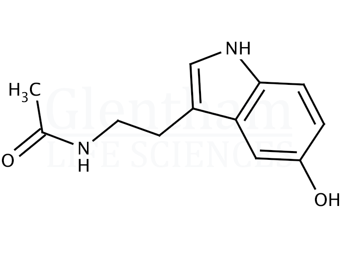Structure for N-Acetyl-5-hydroxytryptamine