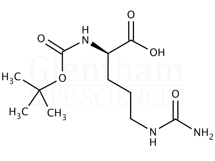 Structure for Boc-D-Cit-OH