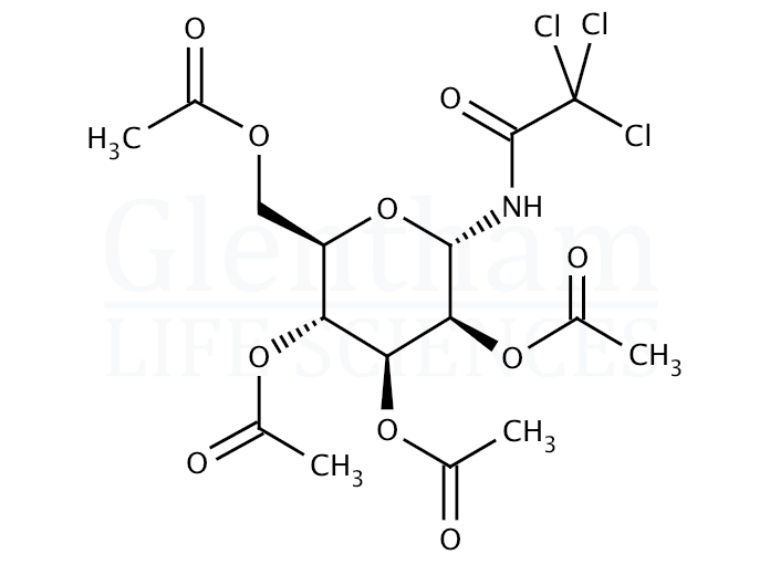 2,3,4,6-Tetra-O-acetyl-alpha-D-mannopyranosyl trichloroacetimidate Structure