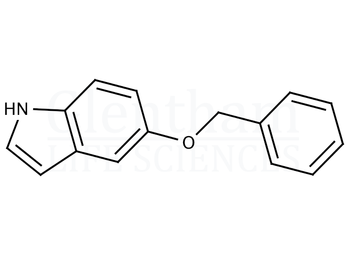 Structure for 5-Benzyloxyindole (1215-59-4)