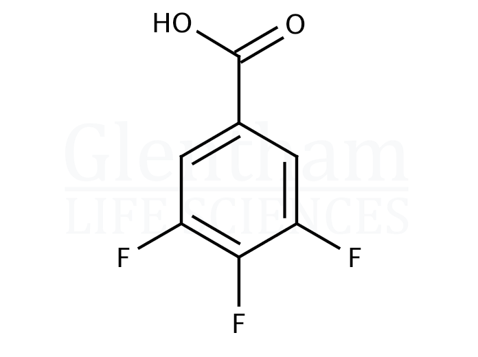 Structure for 3,4,5-Trifluorobenzoic acid